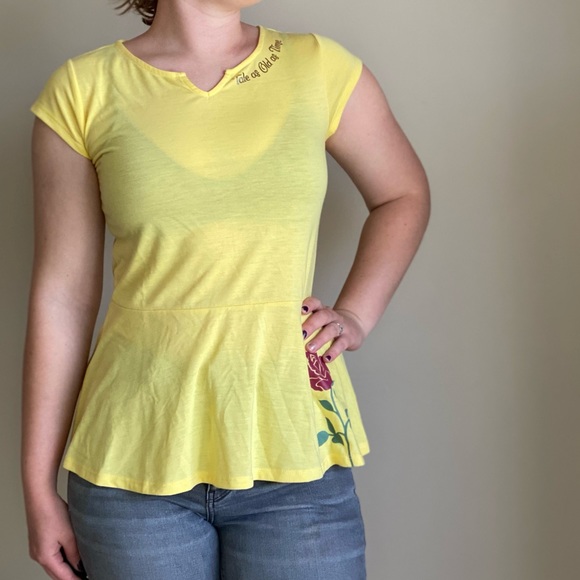 Disney Princess Belle Top. Authentic Beauty & the Beast Ball Gown Style Tunic - Picture 2 of 12